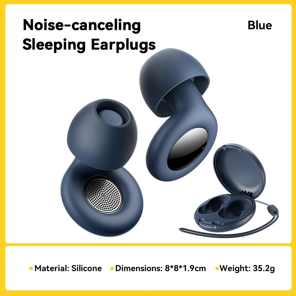 Soft silicone earplugs for sleep, study, and travel by Valour Fit, shown in a close-up image highlighting their smooth, comfortable design.