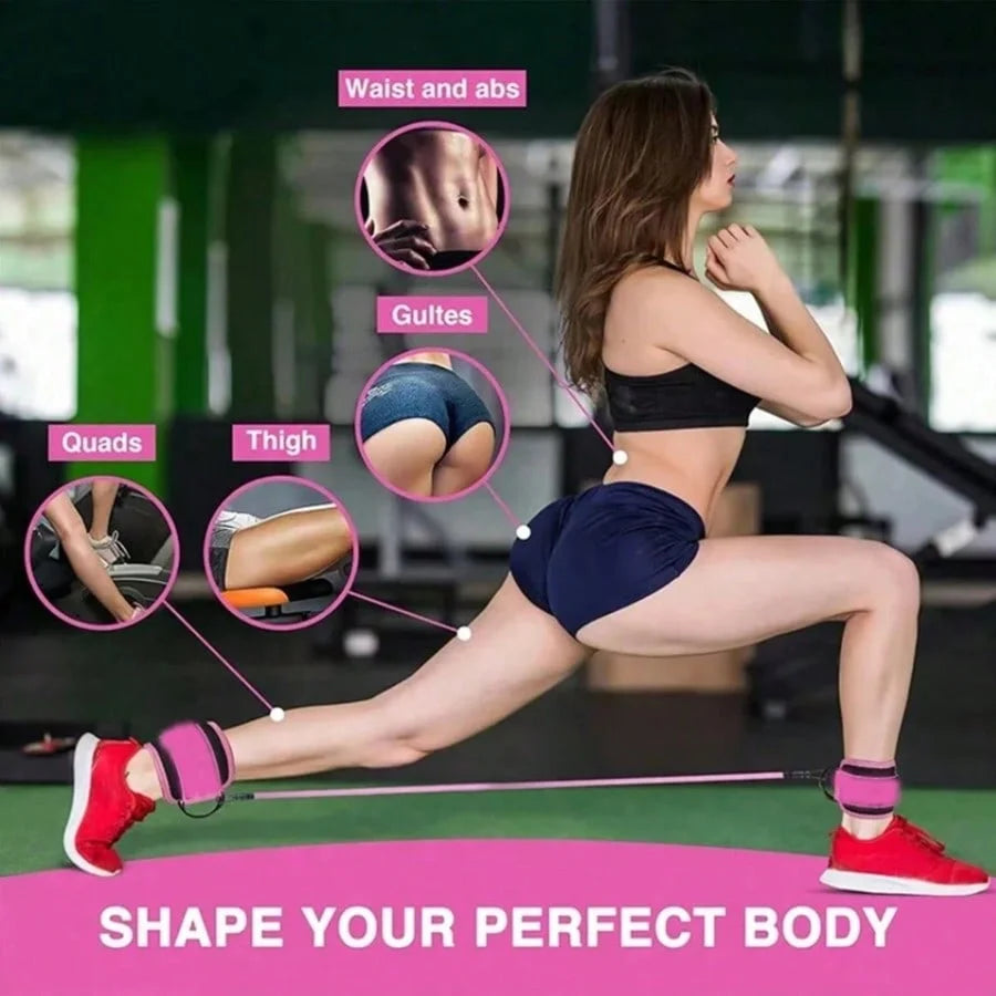 Ankle Resistance Bands for Lower-Body Workouts