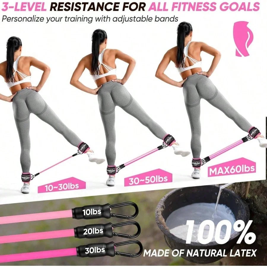 Ankle Resistance Bands for Lower-Body Workouts