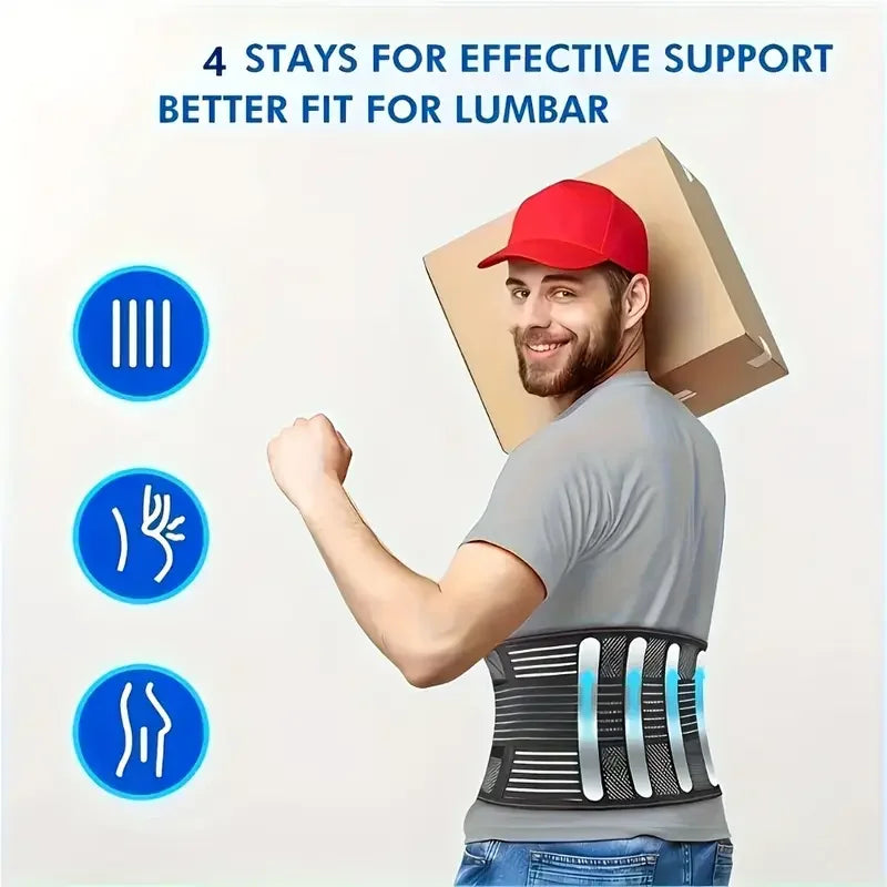 Adjustable Lumbar Support Belt for Everyday Use