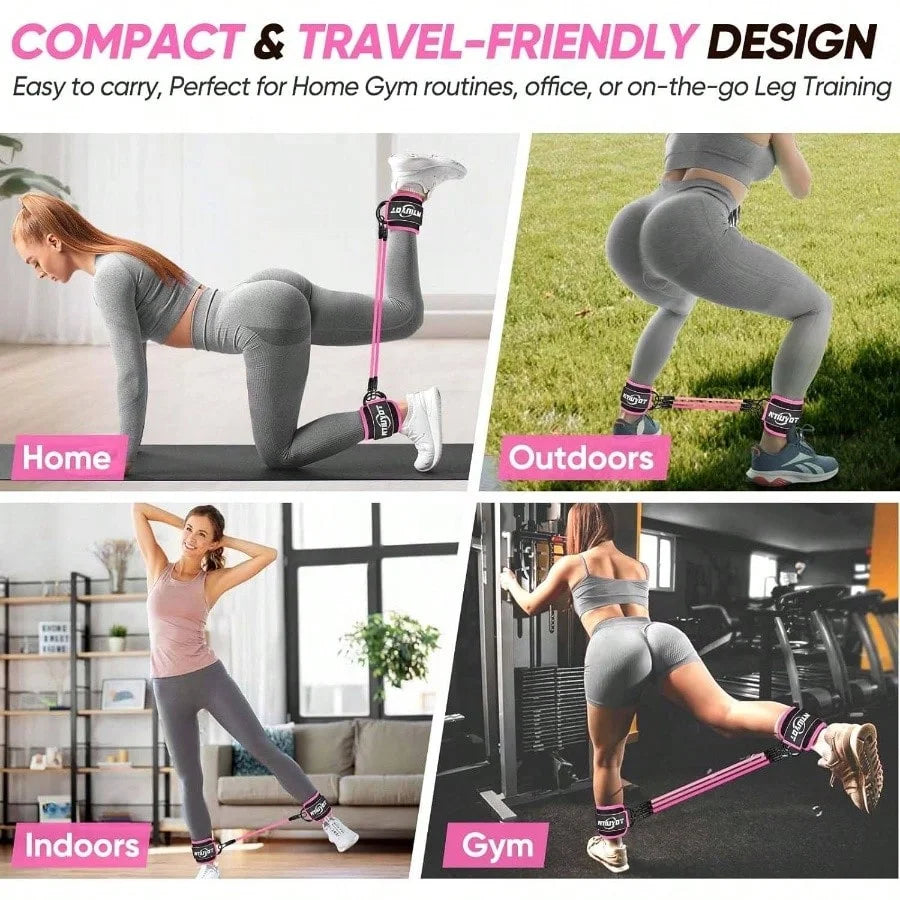 Ankle Resistance Bands for Lower-Body Workouts