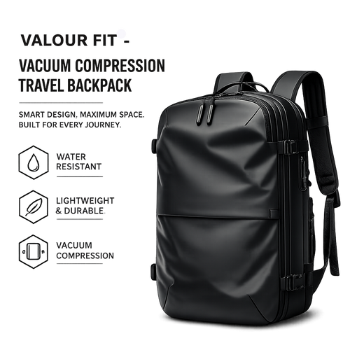 Vacuum Compression Travel Backpack