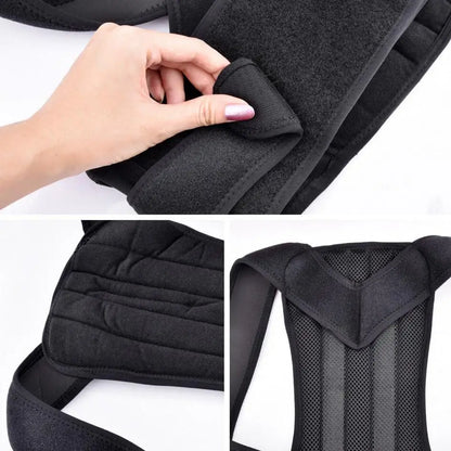 Adjustable Back & Lumbar Posture Support Brace
