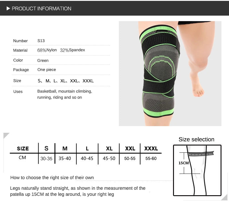 Sports Knee Compression Sleeve for Basketball