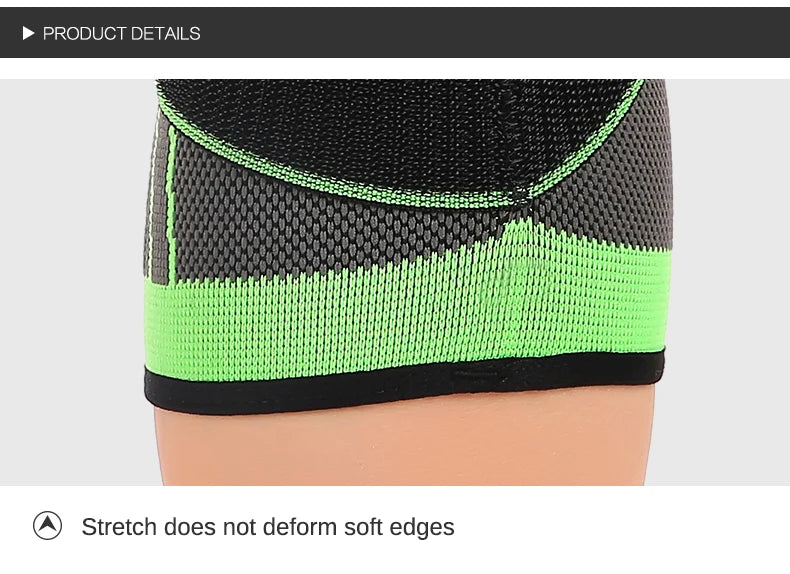 Valour Fit sports knee compression sleeve for basketball and training, providing support and stability during physical activity.