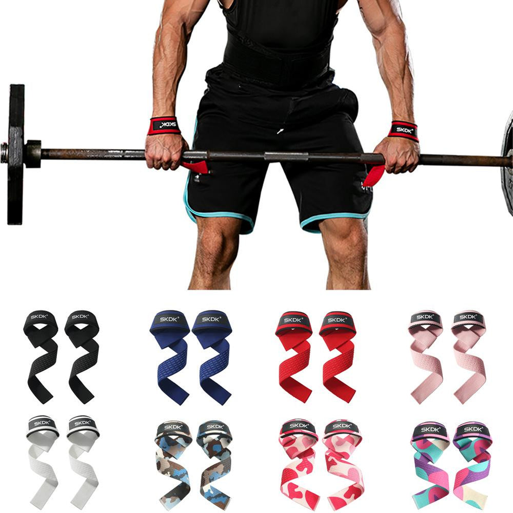Silicone Weightlifting Straps for Strength Training