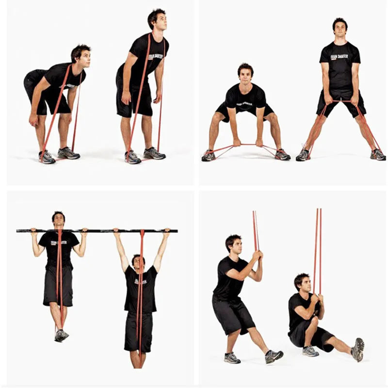 4-Piece Pull-Up Assistance Resistance Band Set