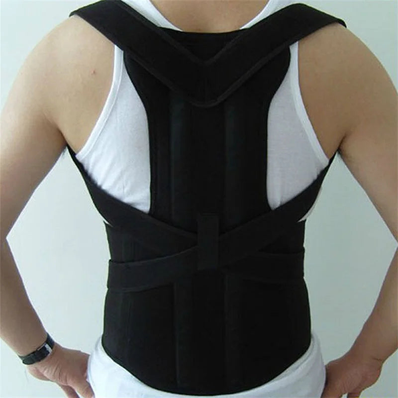 Adjustable Back & Lumbar Posture Support Brace