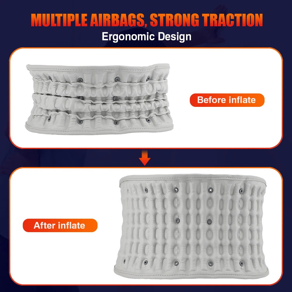 Rechargeable Heated Lumbar Support & Massage Belt