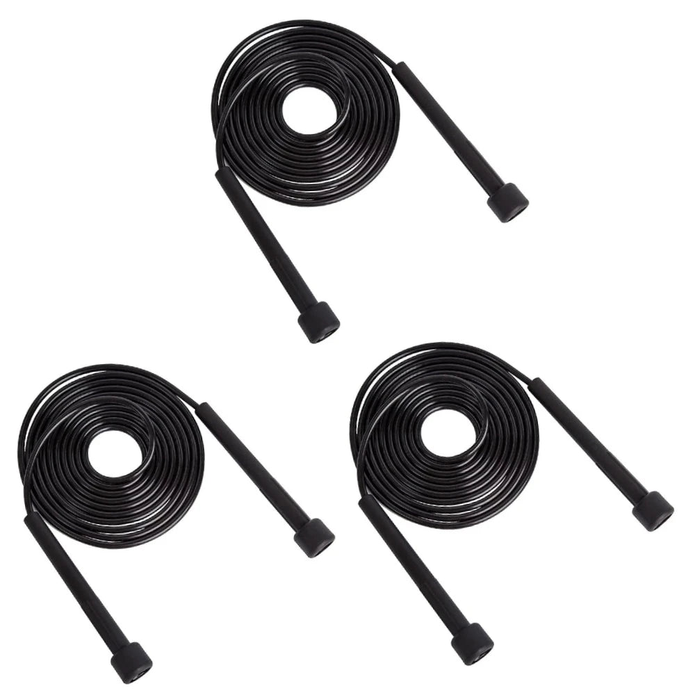 Valour Fit adjustable speed jump rope for cardio and boxing training, featuring a lightweight handle and durable rope.