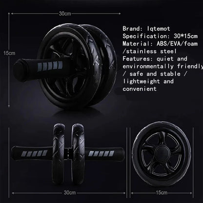 AB Roller Wheel with Knee Pad & Resistance Bands
