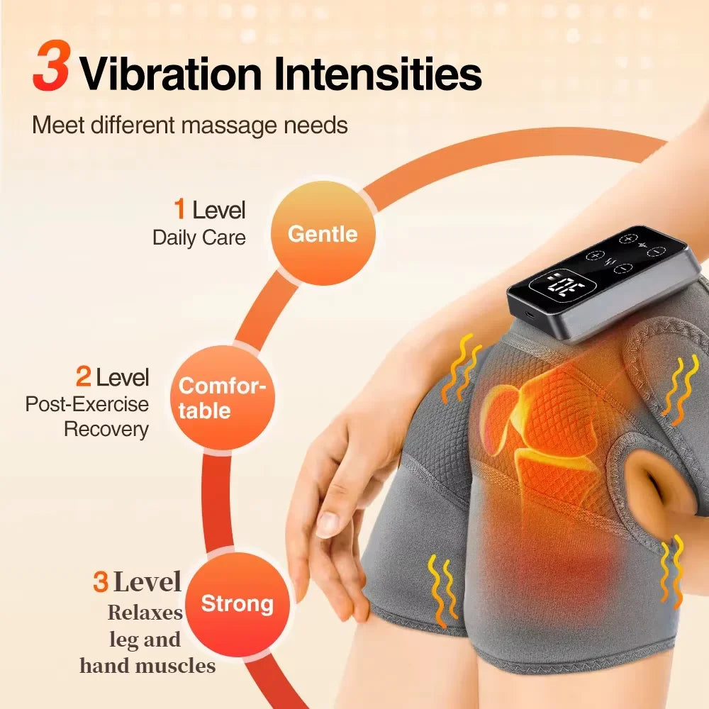 Heated Vibration Knee Support Pad for Recovery & Relaxation