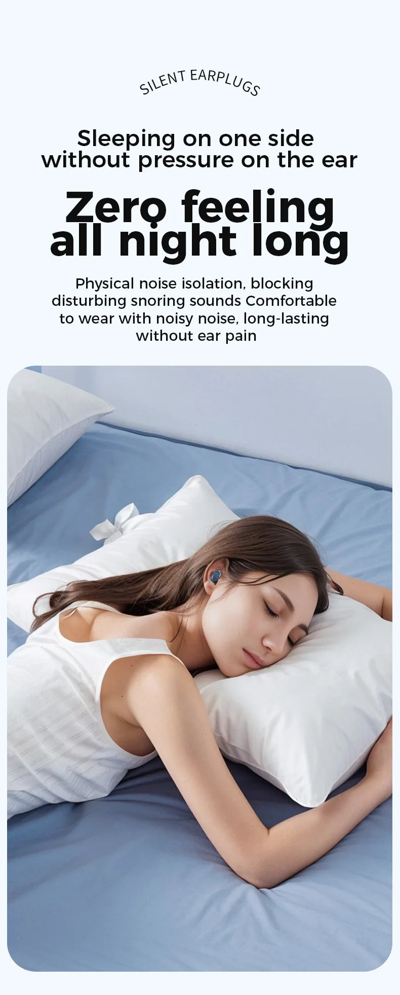 Valour Fit soft noise-reducing earplugs for sleep, travel, and study, shown in a close-up image with a sleek design.