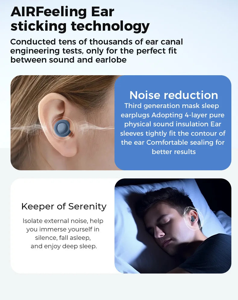 Soft noise-reducing earplugs for sleep, travel, and study by Valour Fit, designed to block out ambient sounds and enhance rest.