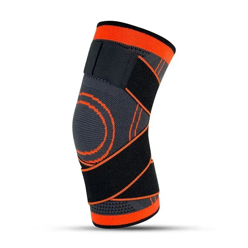 Adjustable Knee Compression Sleeve with Straps