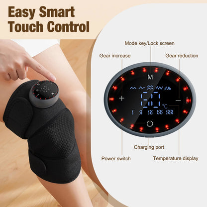Heated Vibration Knee Support Pad for Recovery & Relaxation