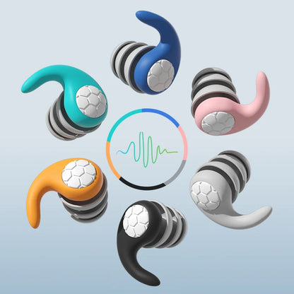 Valour Fit soft noise-reducing earplugs for sleep and travel, shown in a close-up image on a white background.