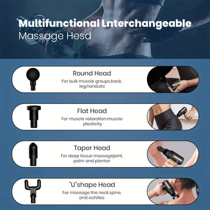 Percussion Massage Gun with Up to 30 Intensity Levels