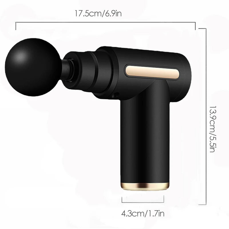 Percussion Massage Gun with Up to 30 Intensity Levels