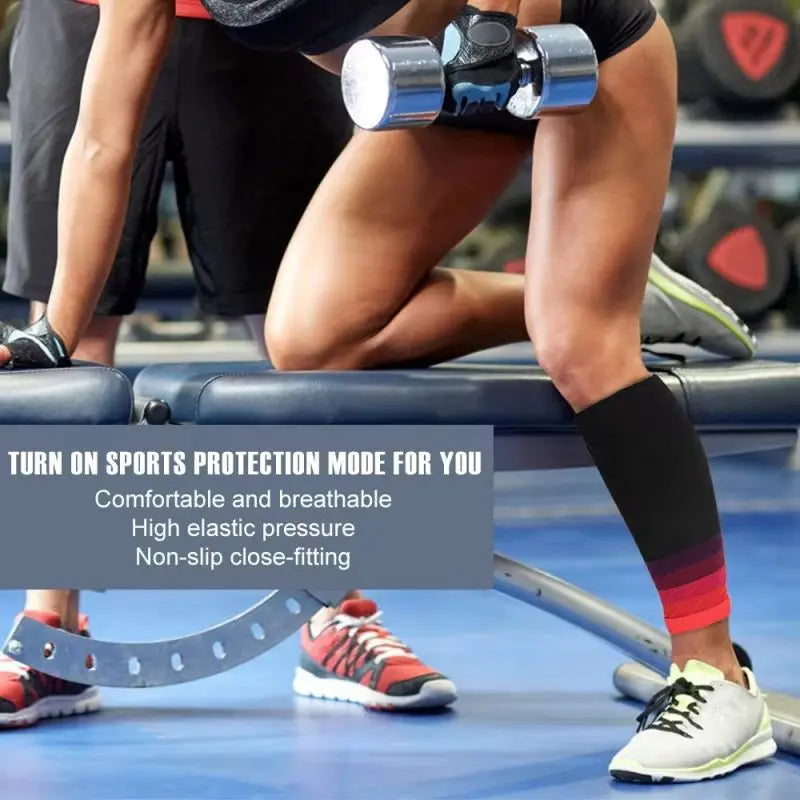 Compression Calf Sleeves for Running & Training