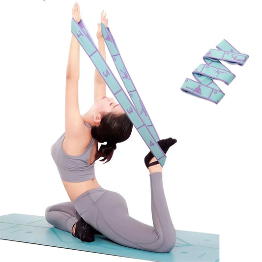 Adjustable Yoga Stretch Strap for Flexibility & Mobility