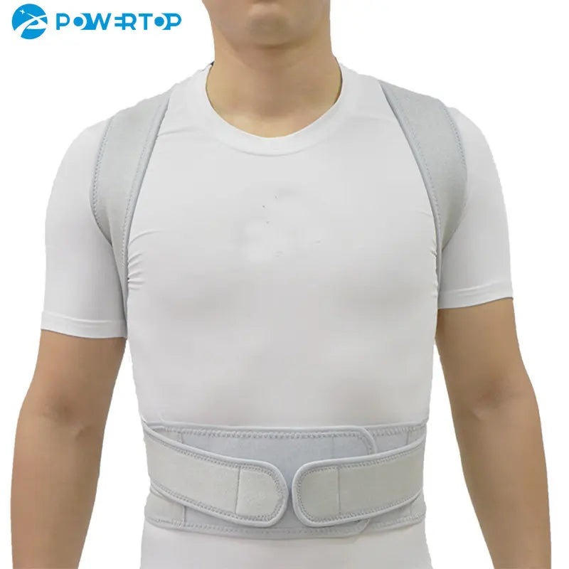 Valour Fit adjustable posture support brace for men and women, designed to improve back alignment and posture.