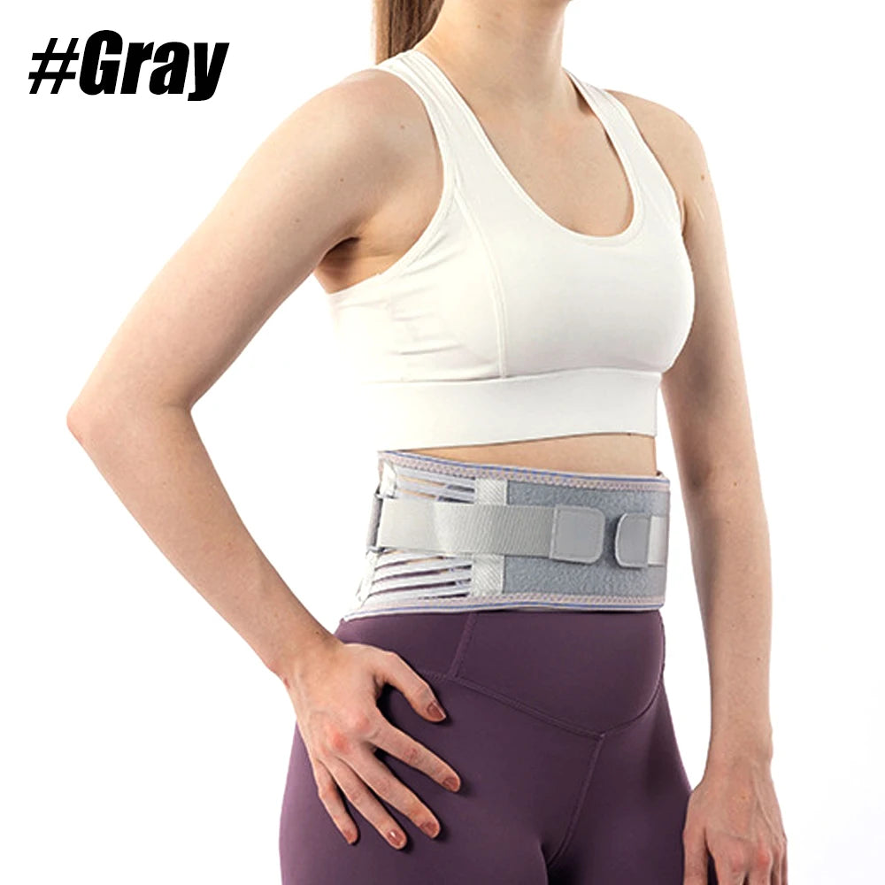 Valour Fit adjustable lower back support belt with four steel stays, providing lumbar support and stability.