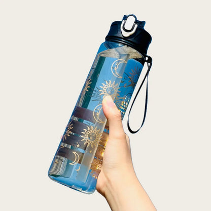 800ml Motivational Water Bottle with Time Marker – Premium