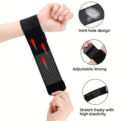 Valour Fit 2-piece adjustable wrist support straps for wrist stability during workouts or lifting activities.
