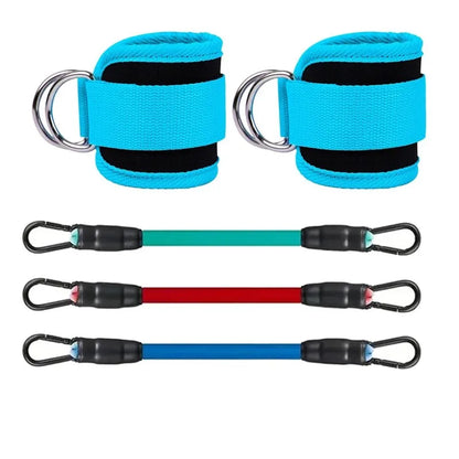 Ankle Strap Resistance Band Set for Lower-Body Training