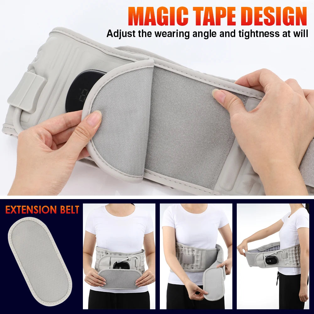 Rechargeable Heated Lumbar Support & Massage Belt