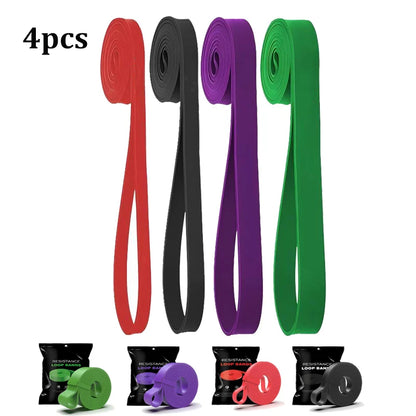 4-Piece Pull-Up Assistance Resistance Band Set