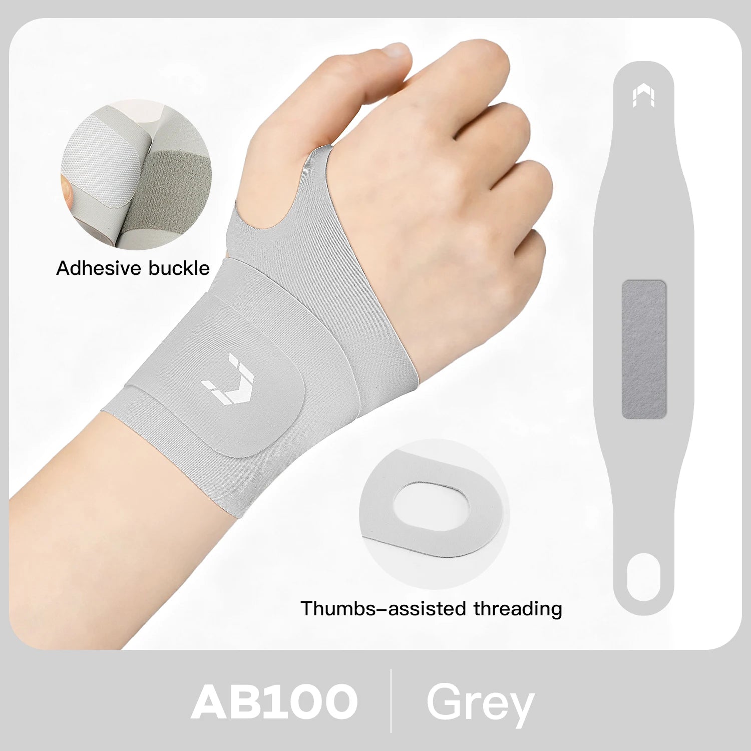 Valour Fit adjustable wrist and thumb support brace for gym and daily use, providing stability and comfort during activity.