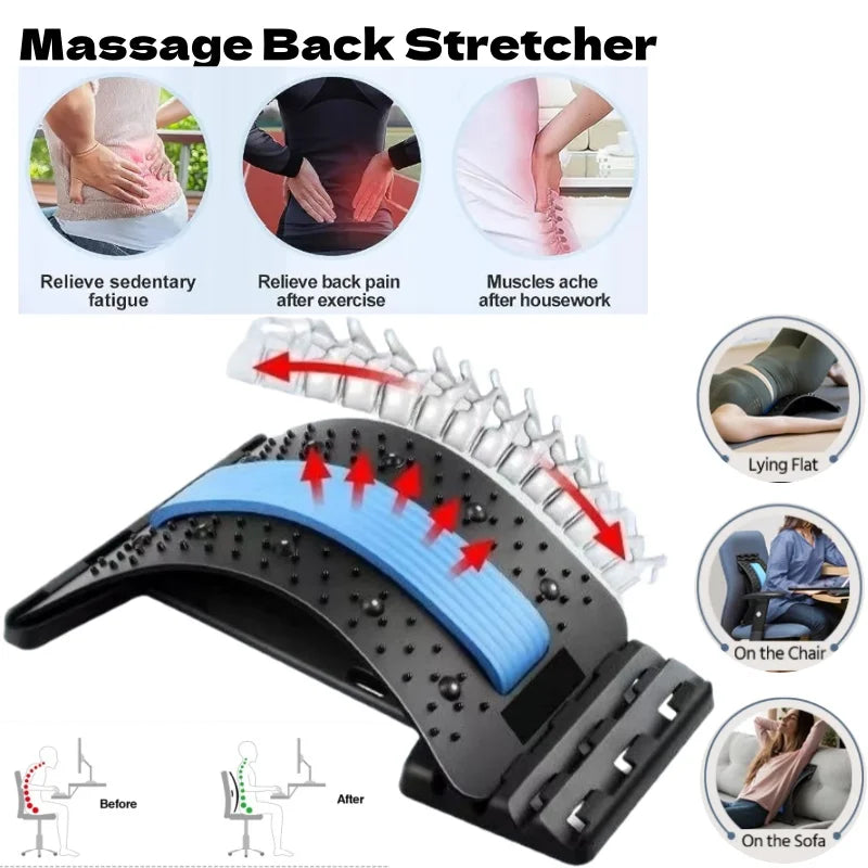 Back Stretching Support Stretcher for Mobility & Relaxation