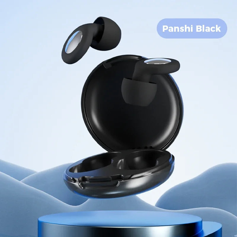Valour Fit soft noise-reducing earplugs for sleep, travel, and study, shown in a close-up image with foam tips and sleek design.