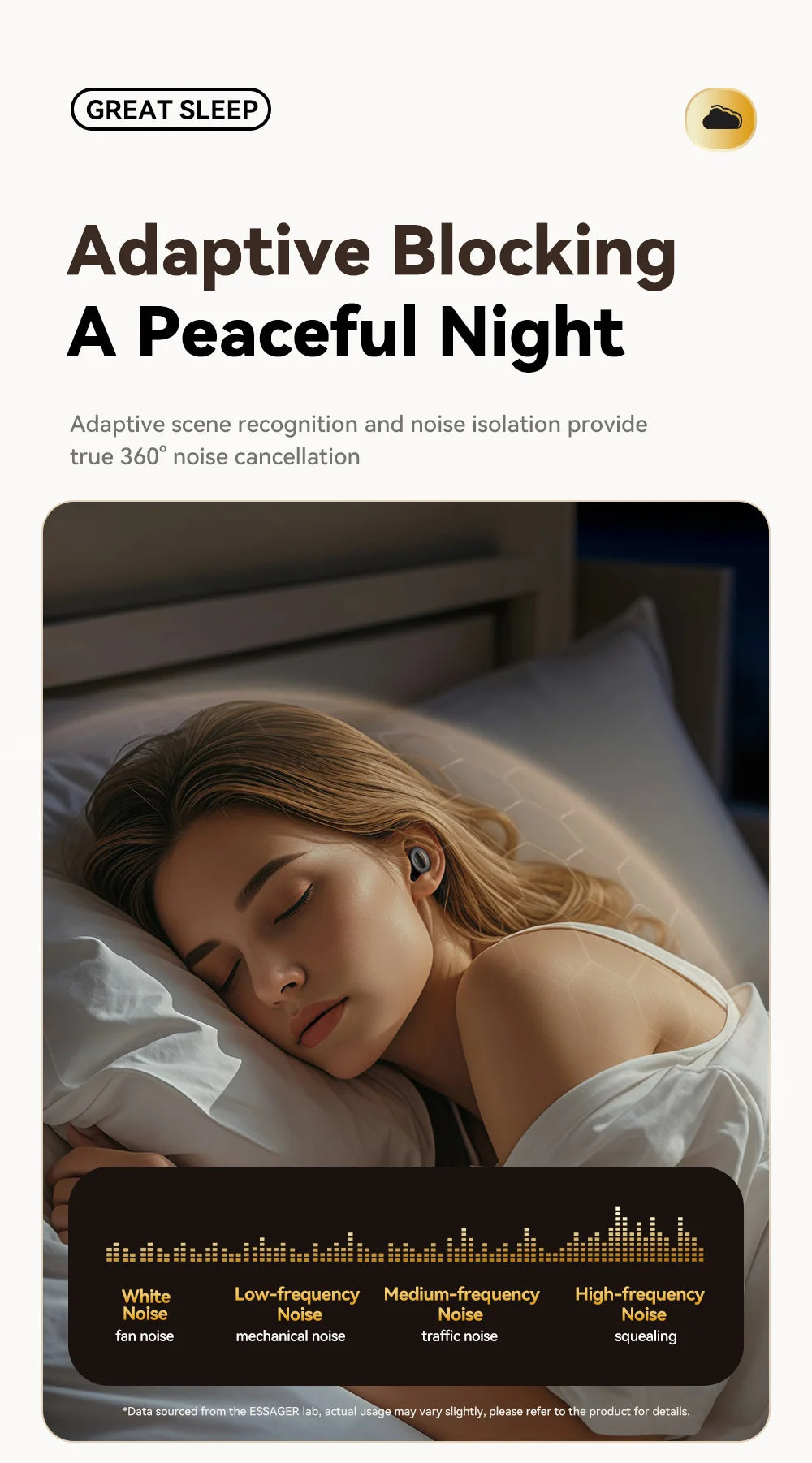 Soft silicone Valour Fit earplugs for sleep, study, and travel, shown in a close-up image highlighting their smooth, comfortable design.