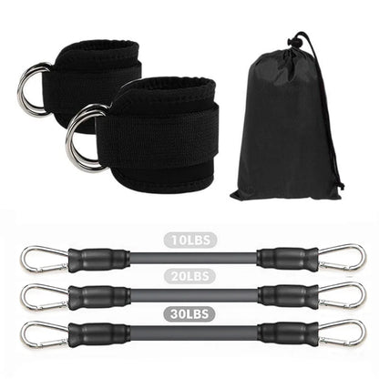 Ankle Strap Resistance Band Set for Lower-Body Training