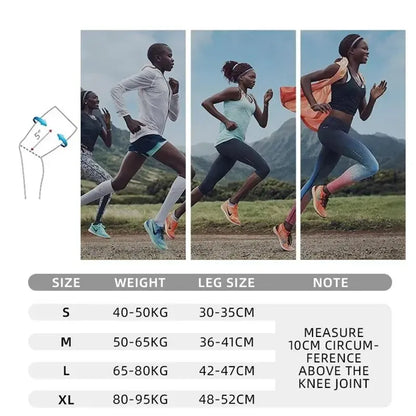 Adjustable Knee Compression Sleeve for Running & Sports