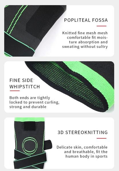 Adjustable Knee Compression Sleeve for Running & Sports