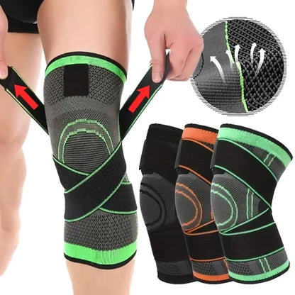 Adjustable Knee Compression Sleeve for Running & Sports