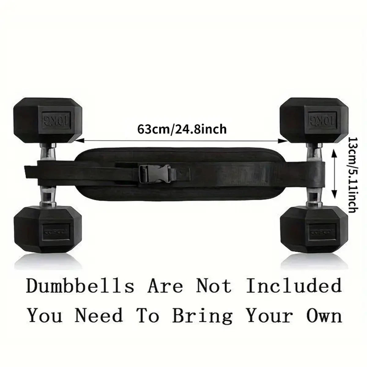 Valour Fit adjustable weighted waist belt for home workouts, used for strength training and toning exercises.