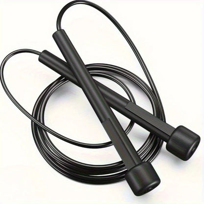 Valour Fit adjustable speed jump rope for cardio and boxing training, featuring ergonomic handles and durable cable.