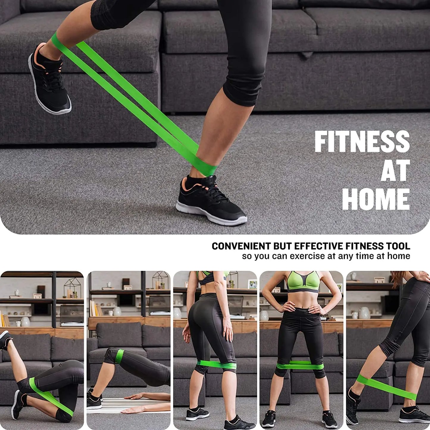 Loop Resistance Bands for Glute, Leg & Full-Body Training