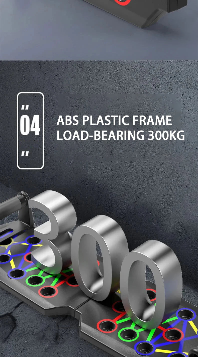 Portable Push-Up Board Set for Chest, Arms & Core Training
