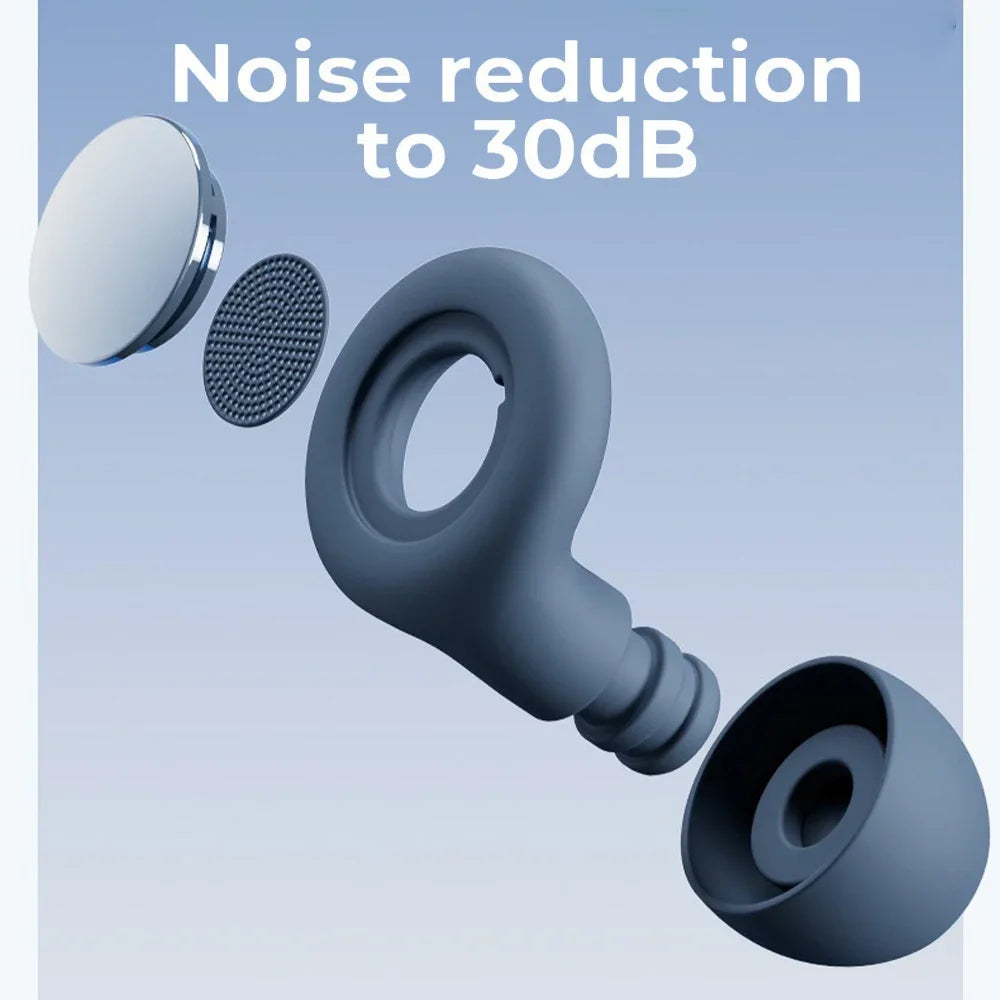 Valour Fit soft noise-reducing earplugs for sleep, travel, and study, shown in a close-up image highlighting their comfort and design.