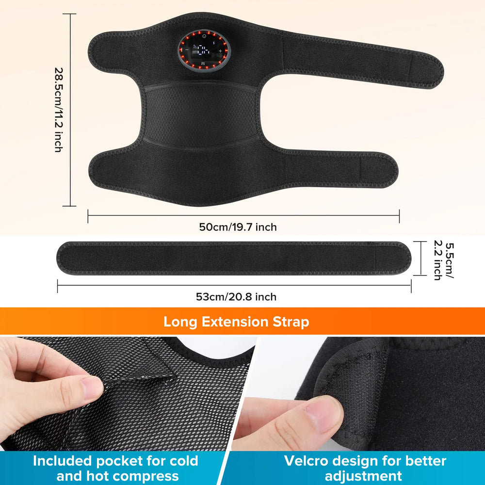 Heated Vibration Knee Support Pad for Recovery & Relaxation