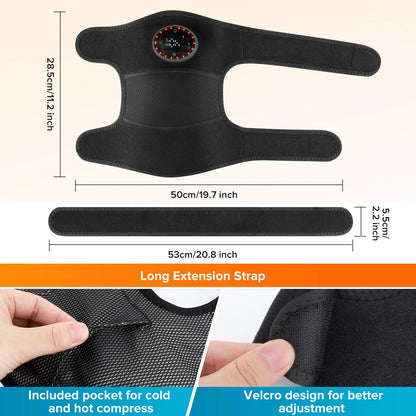 Heated Vibration Knee Support Pad for Recovery & Relaxation
