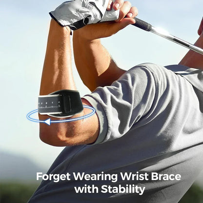 Valour Fit compression elbow support sleeve for sports, shown on an athlete's arm, providing stability and comfort during activity.