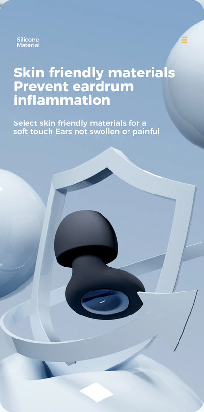 Valour Fit soft noise-reducing earplugs for sleep, travel, and study, shown in a close-up image on a white background.