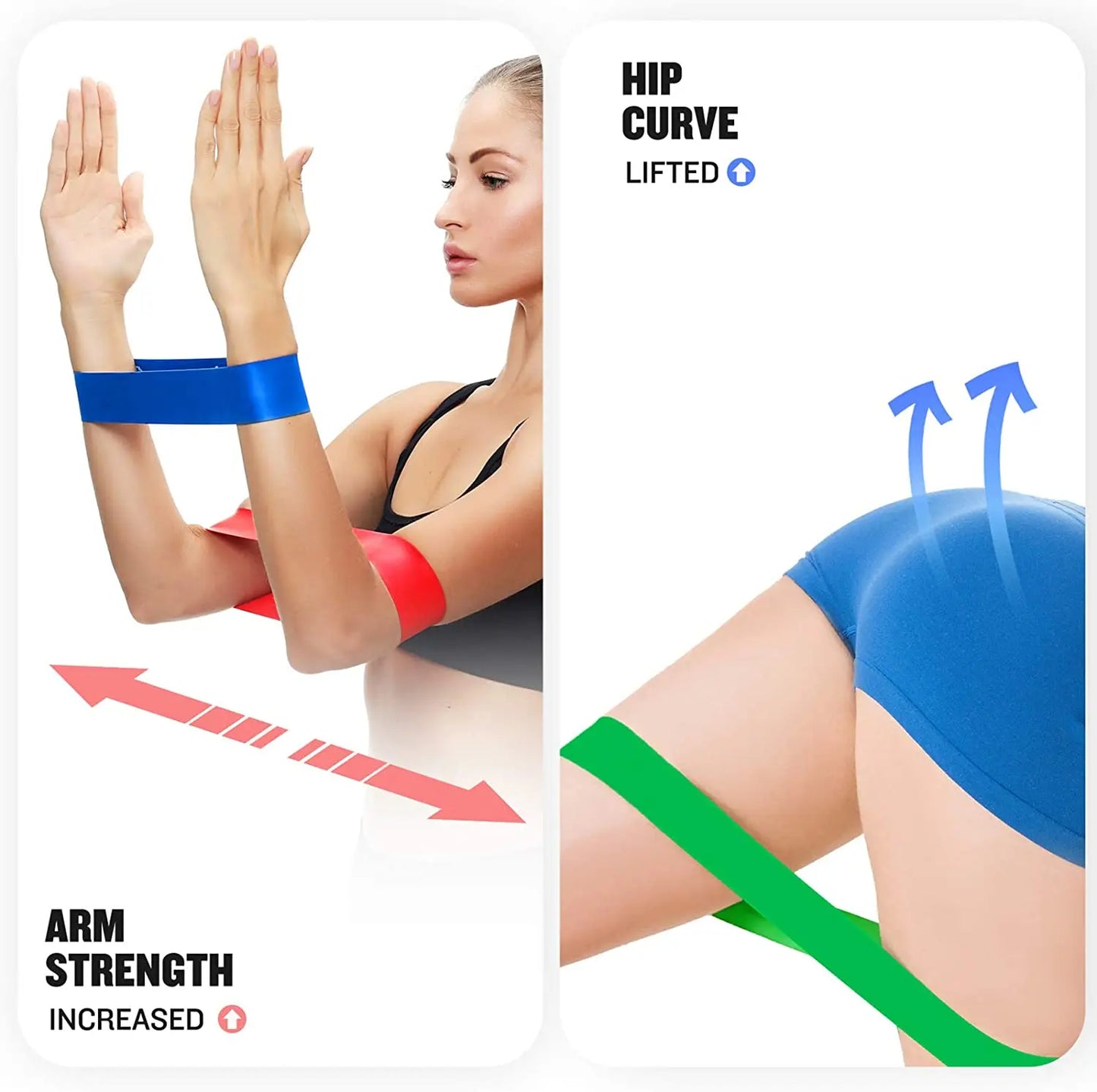 Loop Resistance Bands for Glute, Leg & Full-Body Training